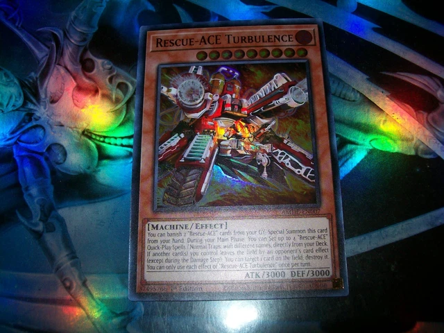 Rescue-ACE Turbulence 1st Edition Ultra Rare AMDE-EN007 Yu-Gi-Oh!