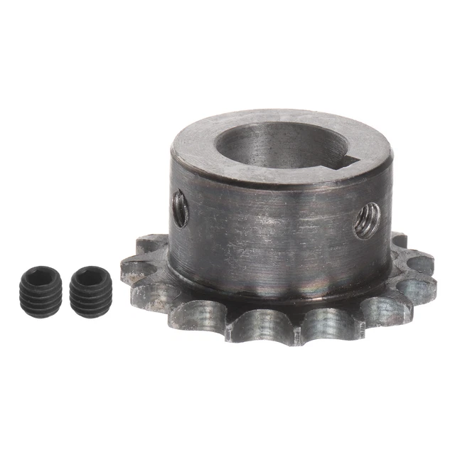 06B Roller Chain Sprocket 15T Pitch 3/8" 20mm Bore A3 Steel Motor Drive Gear