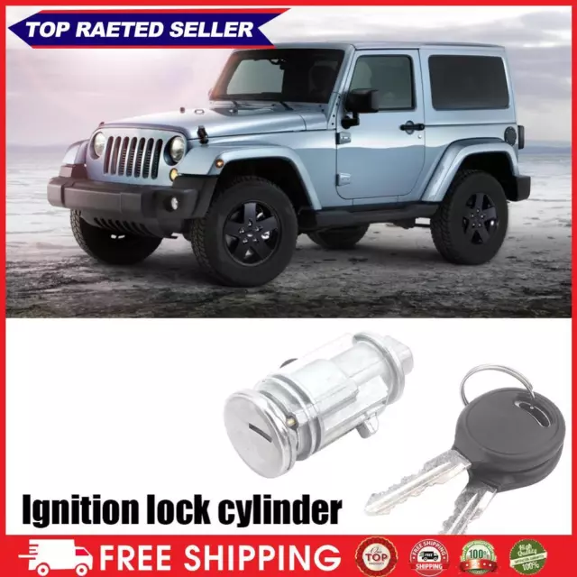 Ignition Lock Cylinder + 2 Keys for Chrysler Voyager Dodge Caravan Jeep Cherokee