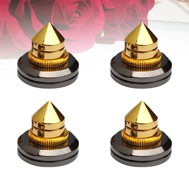 Contre-pointees Haut-parleur PrecisionGeek Acier Inox 20mm - Lot De 4 | Pièce Précision Pour Audio