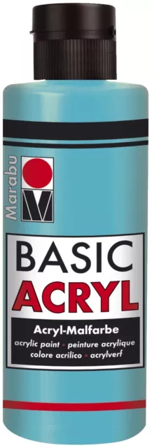 Marabu 1200 04 091 Basic Acryl, Karibik 091, 80 ml