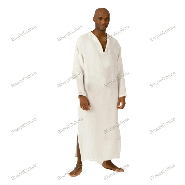 Mens Kurta Dress Kurta Solid Fashion Good Qulitly Long Kurta Cotton Dress Fancy
