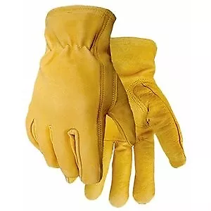 Leather Work Gloves, Premium Buffalo, Men's L 426L