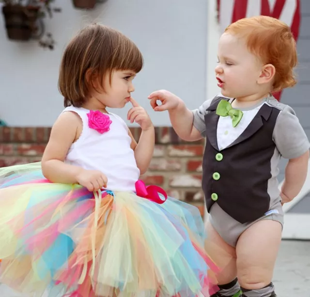 Baby Boy Costume Tuxedo One-Piece Bodysuit bowtie Short SLEEVE SIZE 00.0.1.2