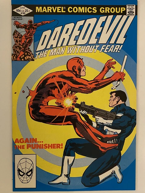 Daredevil #183 - 1st Punisher Battle Miller Marvel 1982 Comics NM