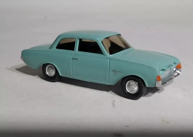 Wiking Ford Taunus 17m Badewanne pastelltürkis Werbemodell PMS 25 1:87 gut