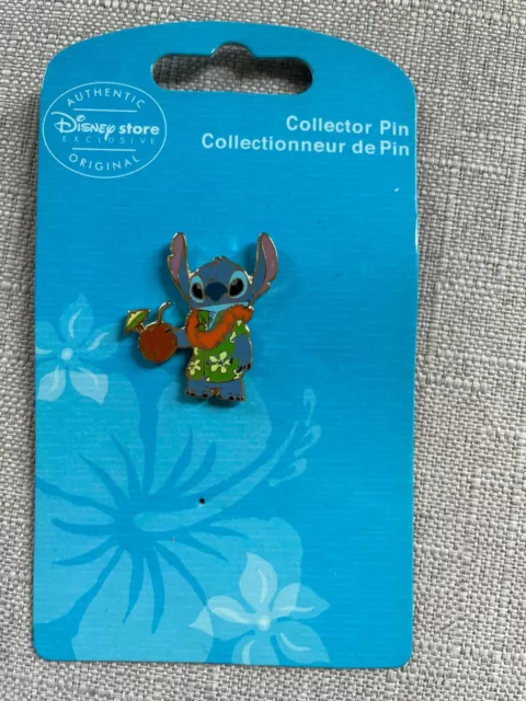 Disney Pin - Stitch with Pineapple Glasses and Lei