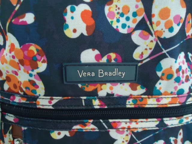 Vera Bradley Womens Lighten Up Grand Backpack Cut Vines 2