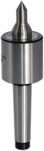 Mantouxixi MT2 60° Live Revolving Center, Heavy Duty MT2 Live Center Professiona