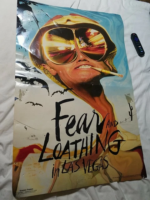 Scorpio Posters # 322 FEAR & LOATHING in LAS VEGAS HUNTER S THOMPSON POSTER used