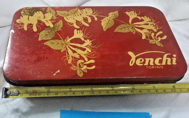 Scatola Latta  Venchi Torino Vintage Con Gelsomini