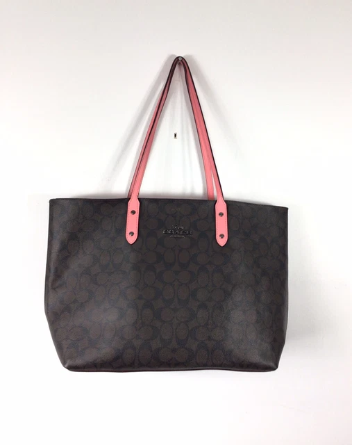 COACH Large Leather Tote Bag Purse