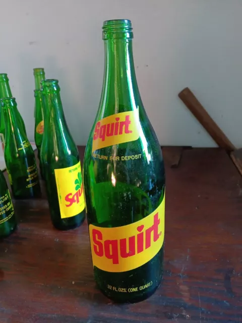 1973 ? Squirt 32 Oz Bottle Soda Can