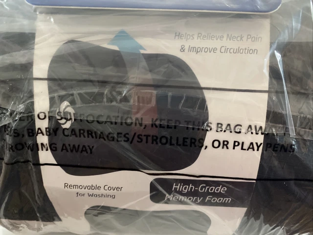 Samsonite  Neck Pillow SA5242 Memory Foam Universal Fit Helps Relieve Neck Pain 4