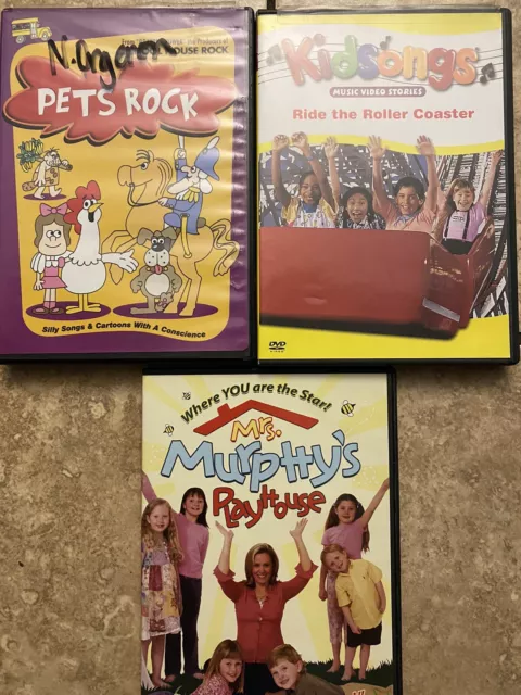 KIDSONGS: RIDE ROLLER Coaster + Pets Rock + Mrs Murphey’s Playhouse, 3 ...