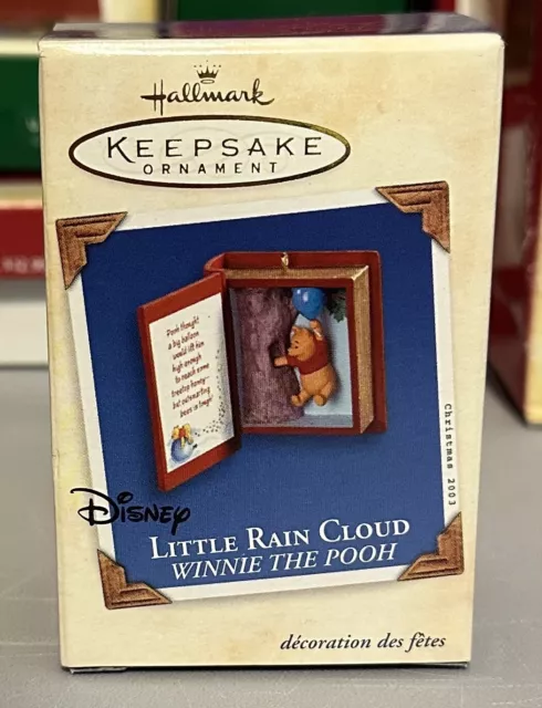 Hallmark Keepsake Ornament 2003 Little Rain Cloud Winnie The Pooh Disney NIB