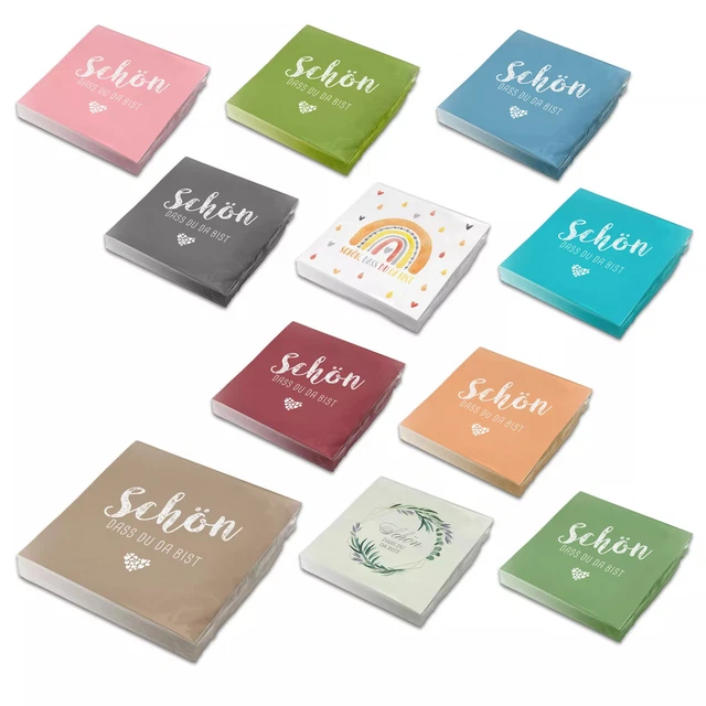 Servietten Schön, Dass Du Da Bist | Kaufen Auf
