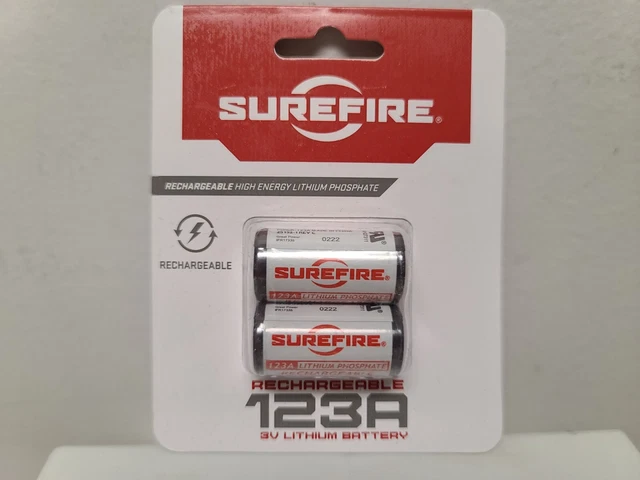 Surefire Rechargeable  123A                               2 in a  Pack