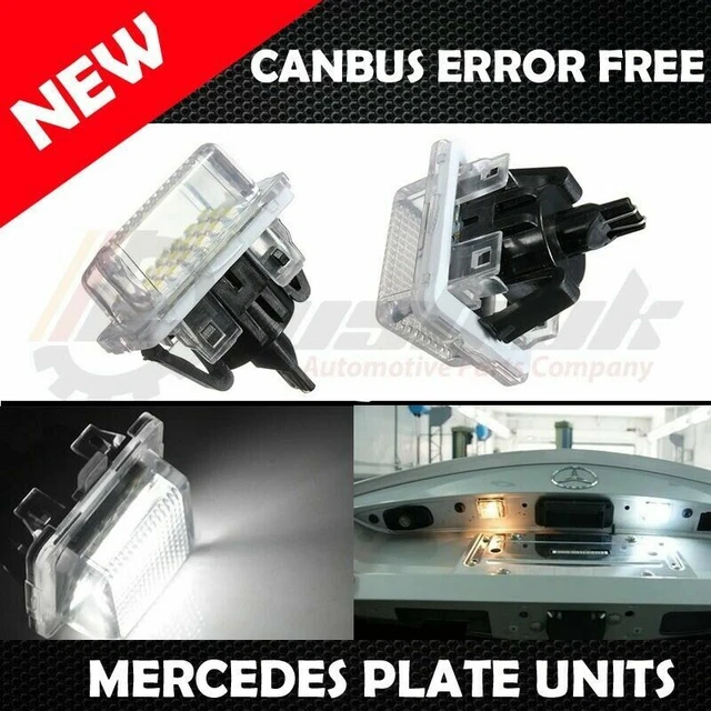 MERCEDES BENZ W204 Error Free LED Number Plate Lights W207 W212 W216