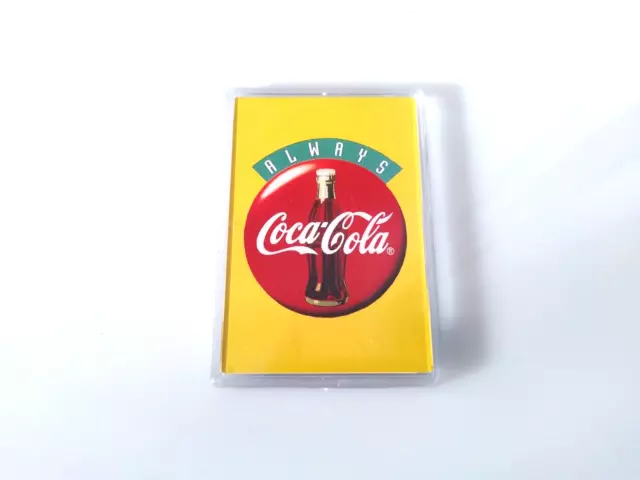 Birthday gift vintage "always coca-cola" card fridge magnet jumbo size 90-60mm