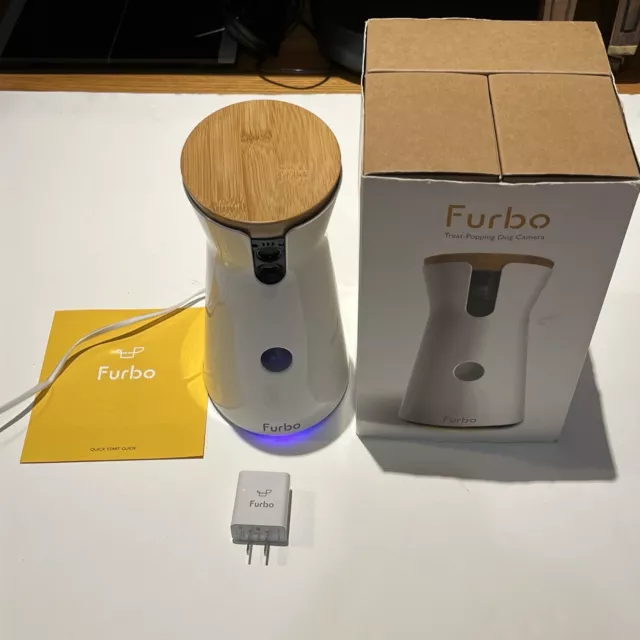 FURBO DOG CAMERA TREAT POPPING FULL HD WIFI PET CAMERA - Untested