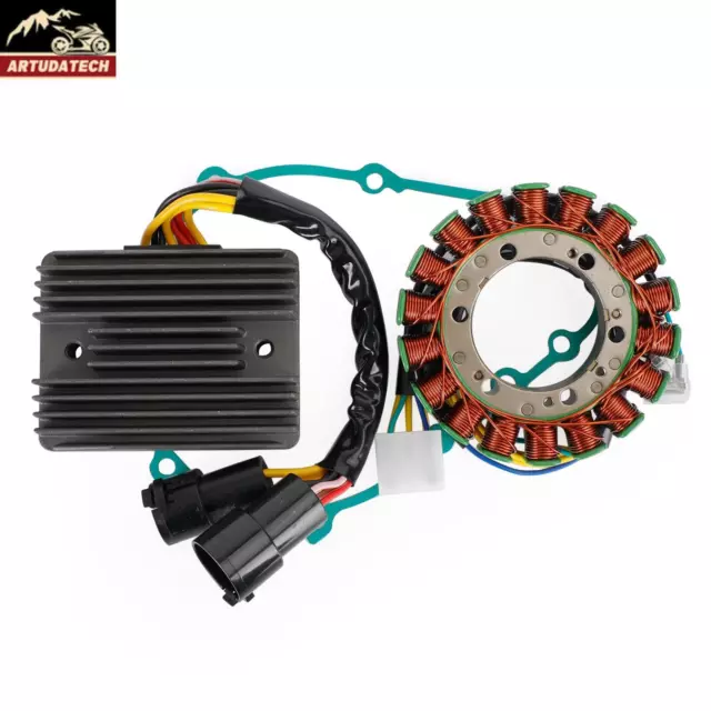 Magneto Stator+Voltage Rectifier+Gasket For Kawasaki Ninja ZX9R ZX-9R 2000-2003