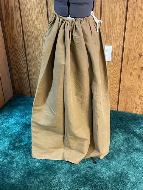 Woman's Brown Skirt for Rendezvous, Reenactments, 18th Century, Theater