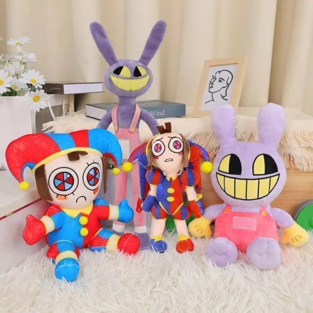 The Amazing Digital Circus Pomni Jax Stuffed Plush Doll Cute Toys Kids Xmas Gift