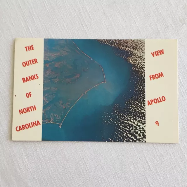 Outer Banks North Carolina View from Apollo 9  Postcard