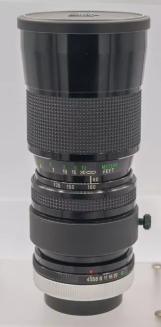 Vivitar Series 1 90-180mm F4.5 VMC Flat Field Canon FD Mount Pro Macro Zoom Lens