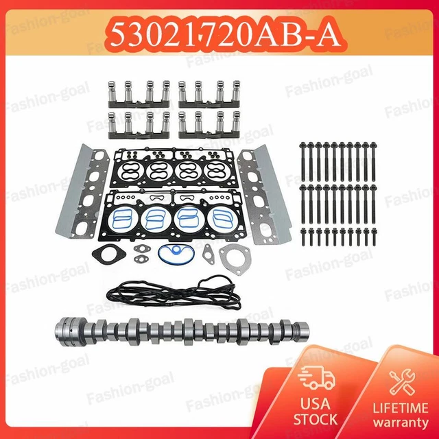 CAMSHAFT & NONMDS Hemi lifters & Head Gaskets Kit Fit For 0915 Dodge