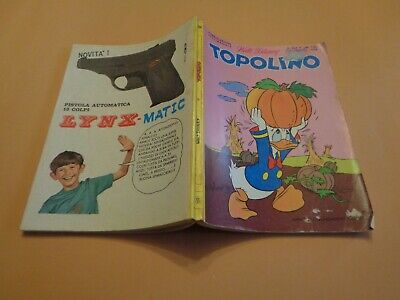 Topolino N° 664 Originale Mondadori Disney Buono 1968 Bollini