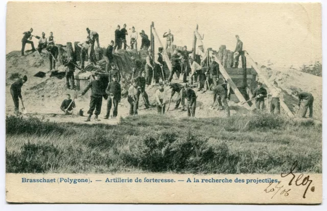 CPA - Carte Postale - Belgique - Brasschaet - Artillerie de forteresse