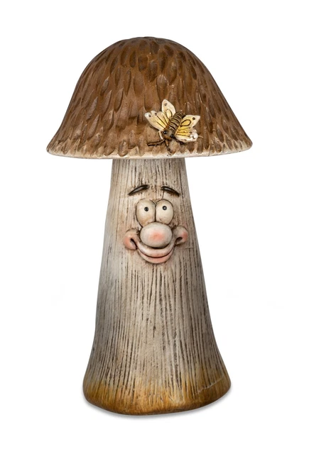 PILZ WICHTEL ZWERG Gartenzwerg Gnom Troll Garten Deko Skulptur Figur