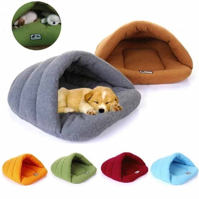 Pet Cat Dog House Kennel Puppy Cave Sleeping Bed Soft Mat Winter Warm Soft Plush