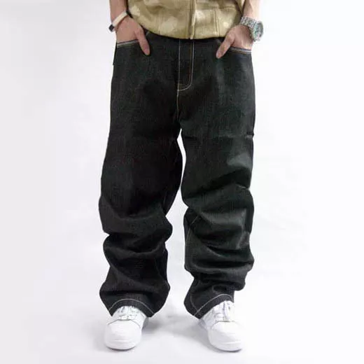 Jeans neri hotsell uomo larghi