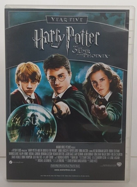 HARRY POTTER, ORDER Of The Phoenix & Half Blood Prince DVD, Year 5 & 6 ...