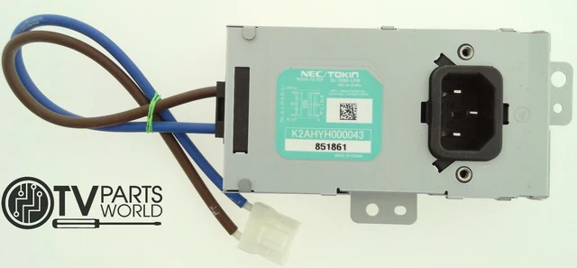 Panasonic TC-P42S30 Noise Filter Power Jack TPW-PAN-NF06 851861, K2AHYH000043
