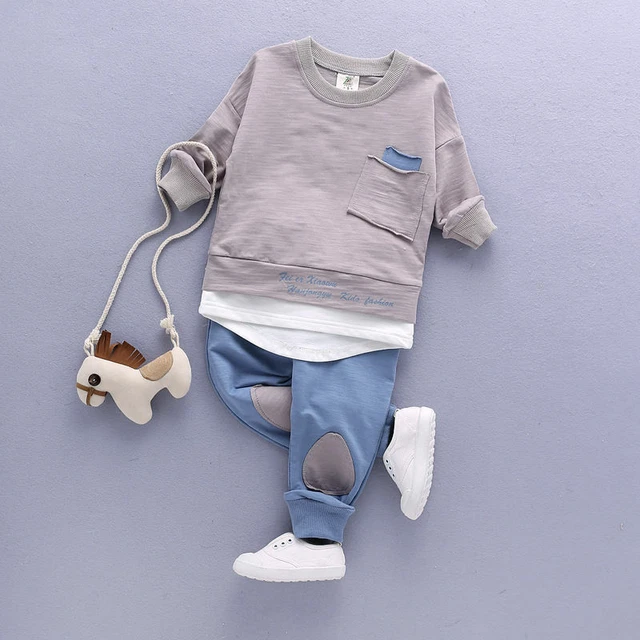 Top vestiti bambini bambini bambini bambini bambine + pantaloni 2 pezzi abiti set tuta Regno Unito 3