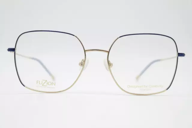 LUNETTES FUZION FUKF13 Titanium Or Bleu Ovale Monture Lunettes Neuf EUR 104 82 PicClick FR