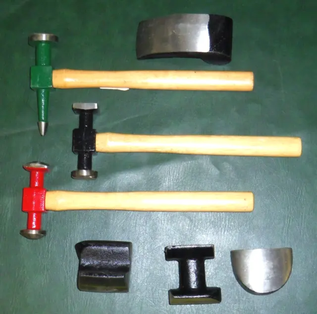 Dellen Reparatur Ausbeulwerkzeug Set -Lackfreies Dellen Reparaturset Dent  Puller Kit Gleithammer Dent Abzieher mit 16 Stück Klebel