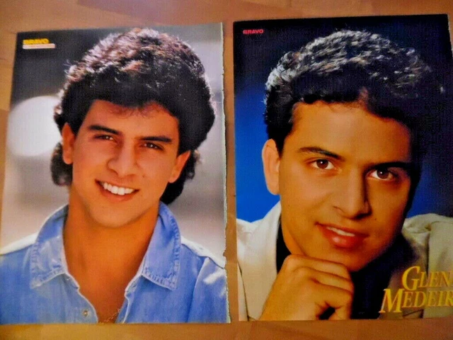 2x GLENN MEDEIROS --- Bravo-A4 28 x 21 cm Clipping B 275