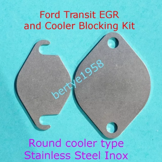 EGR Valve & Round Cooler End Type, Blanking Kit MK7 TRANSIT 2.2 2.4 TDCi