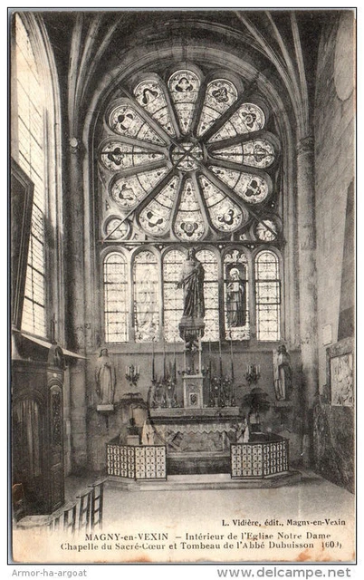 95 MAGNY EN VEXIN - church interior