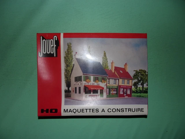 JOUEF MAQUETTE À monter bloc 3 immeubles/commerces 1981 NEUF (n°2) EUR