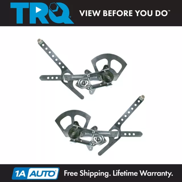 TRQ Front Power Window Regulators Left & Right Pair for Chevy GMC Pickup Truck