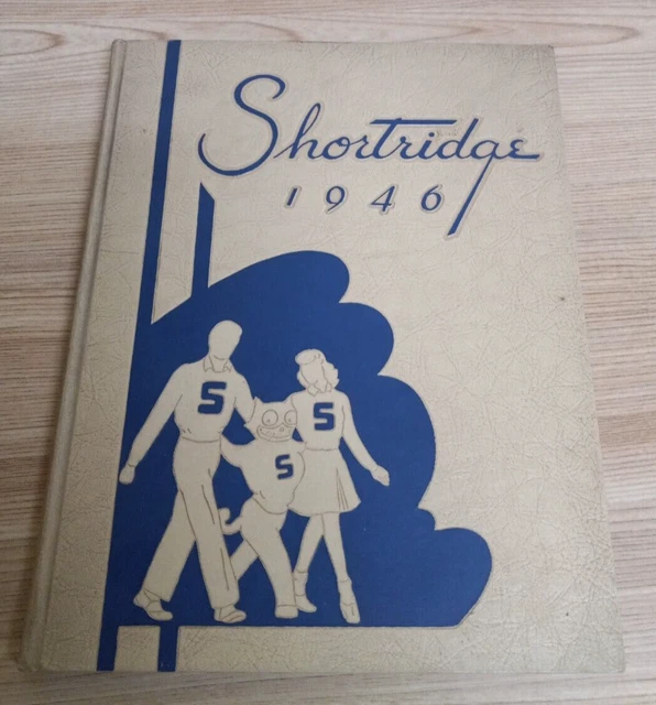Shortridge Example THE ANNUAL 1946 Shortridge High School Indianapolis Indiana Vintage Old ...