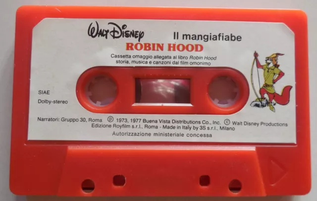 Walt Disney Il Mangiafiabe Robin Hood 1977 Musicassetta