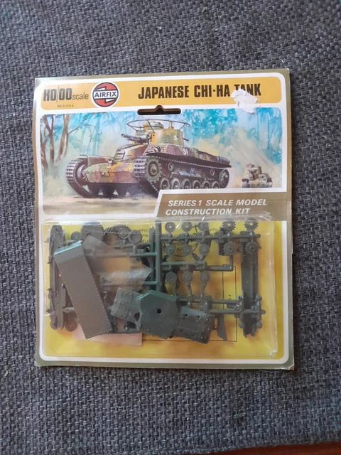 Maquette Airfix Char Japonais Chi-Ha HO/OO - Kit Vintage Neuf - Collection Rare