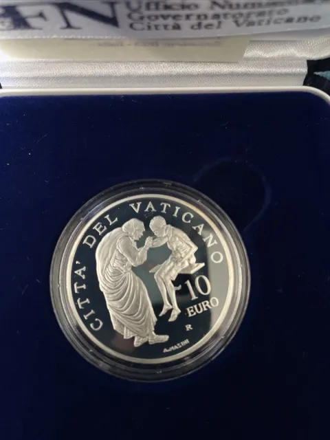 Vaticano 2007, 10 Euro argento Proof LXXXI Giornata Missionaria Mondiale